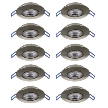 Eglo GEDREZ 300196 Vstavané downlight svetlo 10x4.9W/LED 2700K, 4000K, 6500K 5200lm ip20