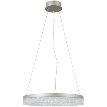 Italux Pantal PND-34533-M-SILV Závesná lampa 1x22W/LED 3000K/4000K/6000K IP20