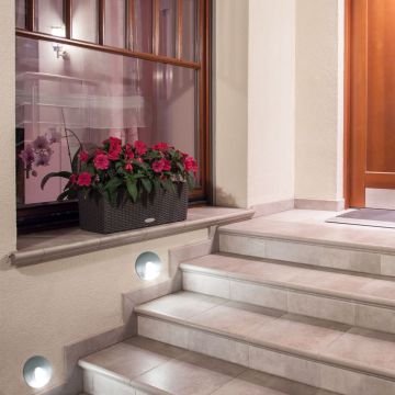 Polux ESPO 309235 Schodová lampa na zabudovanie 1x3W/LED 4000K 52LM IP54