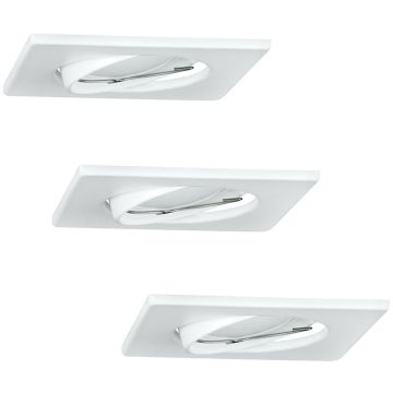 Polux OLIN 305862 Vstavané downlight svetlo 1x3,5W/GU10 3000K 250LM IP20