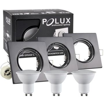 Polux OLIN 305879 Vstavané downlight svetlo 1x3,5W/GU10 3000K 250LM IP20