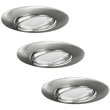 Polux OLIN 306203 Vstavané downlight svetlo 1x3,5W/GU10 3000K 250LM IP20