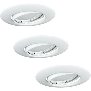 Polux OLIN 306210 Vstavané downlight svetlo 1x3,5W/GU10 3000K 250LM IP20
