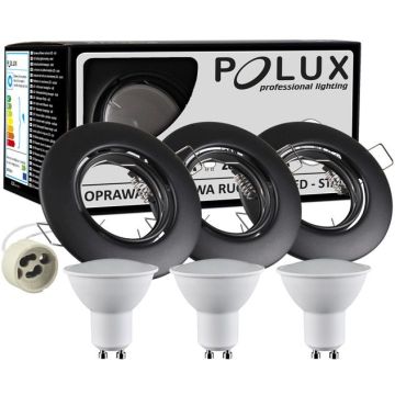 Polux OLIN 306227 Vstavané downlight svetlo 1x3,5W/GU10 3000K 250LM IP20