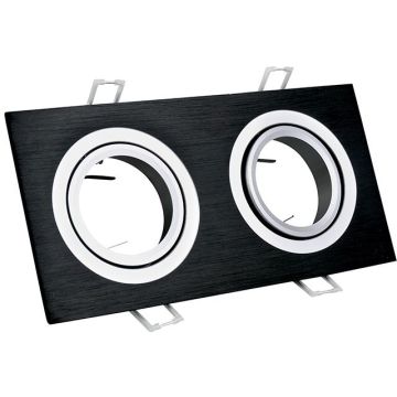 Polux SOUTH 302144 Vstavané downlight svetlo 2x8W/GU10 IP20