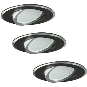 Polux SUN 305251 Vstavané downlight svetlo 1x3,5W/GU10 3000K 250LM IP20