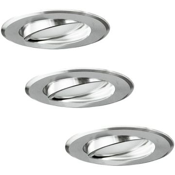 Polux SUN 305268 Vstavané downlight svetlo 1x3,5W/GU10 3000K 250LM IP20