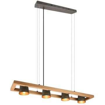 Trio BELL 301900467 Závesná lampa 4x25w/e14 ip20