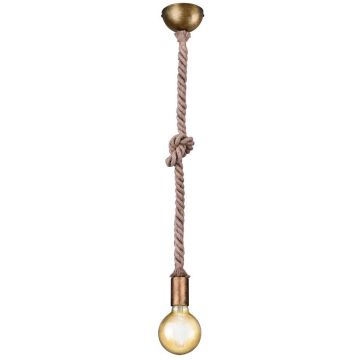 Trio ROPE 310100104 Závesná lampa 1x60w/e27 ip20