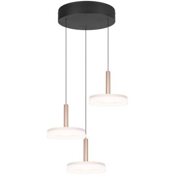 Trio CELESTE 354930365 Závesná lampa 3x7w/led 3000k 750lm ip20