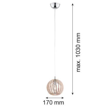 Argon PORTORYKO 3678 Závesná lampa 1x7W/E14 IP20