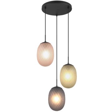 Trio FACETTE 364230317 Závesná lampa 3x25w/e27 ip20