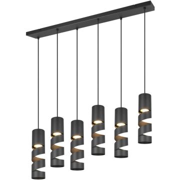 Trio STREAM 364000632 Závesná lampa 6x10w/gu10 ip20