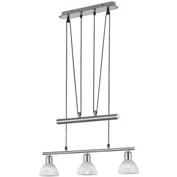 Trio LEVISTO 371010307 Závesná lampa 3x40w/e14 3000k 400lm ip20