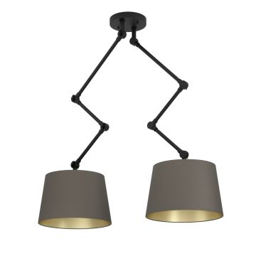 Eglo PISTUNIO 390199 Závesná lampa 2x40W/E27 IP20