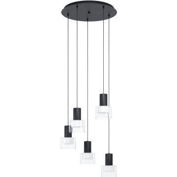 Eglo MOLINEROS 39727 Závesná lampa 5x5W/GU10/LED 3000K 400LM IP20