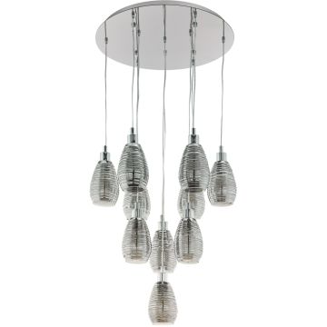 Eglo SIRACUSA 39506 Závesná lampa 10x60W/E27 IP20