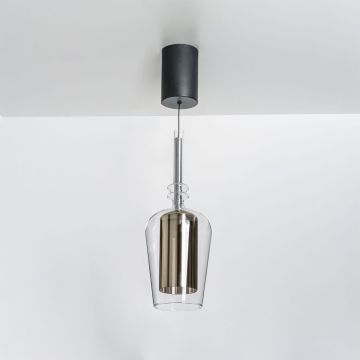 Zuma Line TAGNA 251010-AM Závesná lampa 1x6W/Led 3000K 270lm IP20