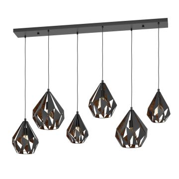 Eglo CARLTON 1 43846 Závesná lampa 6x40W/E27 IP20