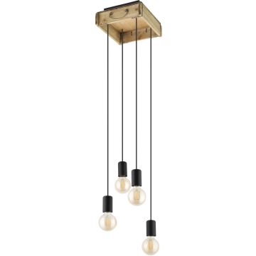 Eglo WOOTTON 43591 Závesná lampa 4X40W/E27 IP20