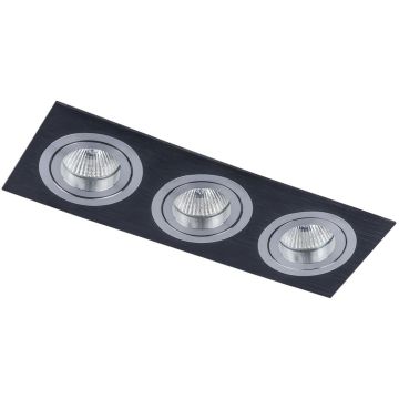 Italux Mooty BL MQ71805-3AB Vstavané downlight svetlo 3x50W/GU5,3 IP20