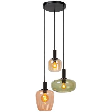 Lucide ILONA 45408/13/99 Závesná lampa 3x40w/e27 ip20