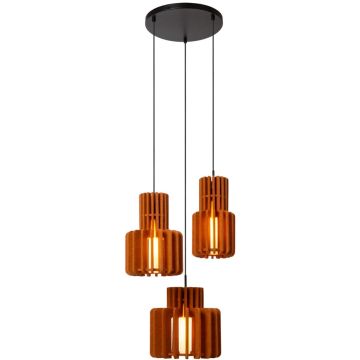Lucide ROLLO 45491/13/55 Závesná lampa 3x40w/e27 ip20