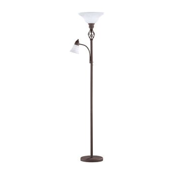Trio RUSTICA 4602021-24 Stojanová lampa 2x140w/e27+e14 ip20