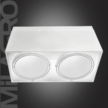 Milagro BLOCCO ML478 Natáčané downlight svetlo 2x7W/LED 1120LM