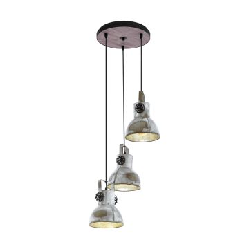 Eglo BARNSTAPLE 49647 Závesná lampa 3x60W/E27