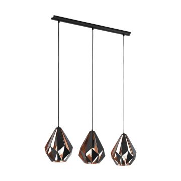 Eglo CARLTON 1 49991 Závesná lampa 3x60W/E27