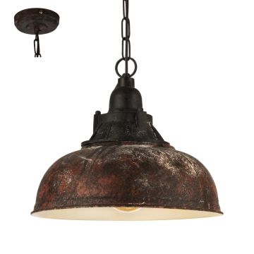 Eglo GRANTHAM 49819 Závesná lampa 1x60W/E27