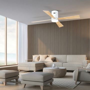 Zambelis CEILING FAN 19137 Ventilátor 15W/led 3000K, 4000K, 6000K 1500lm IP20