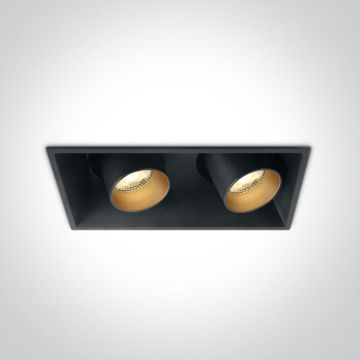 One Light The Recessed Cylinders 51211C/B/W Vstavané downlight svetlo 2x11W/LED 3000K 820lm IP20