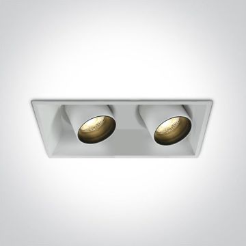 One Light The Recessed Cylinders 51211C/W/W Vstavané downlight svetlo 2x11W/LED 3000K 820lm IP20