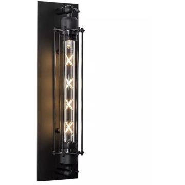 Altavola Design AMSTERDAM LOFT LA001/W_BLACK Stena svietidlo 1x40W/E27 2700K 150lm IP20