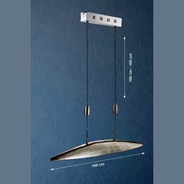 Fischer&Honsel Colmar 13219 Závesná lampa 5x5W/LED 2700K 3000 lm IP20