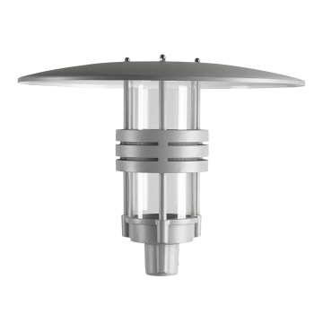 Norlys VISBY 6015AL Svietelná lišta na stĺp 1x27W/LED 3000K 2950LM IP65