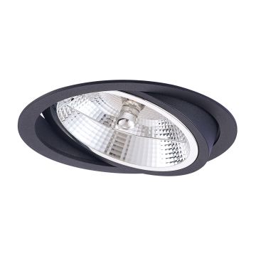 Light Prestige Nero LP-4424/1RS BK movable Vstavané downlight svetlo 1x50W/GU10 IP20