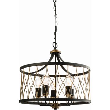 Endon HESTON 61498 Žiarovka 5x60W/E27 IP20