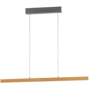 Fischer&Honsel SHINE-WOOD 61101 Závesná lampa 1x26,29w/led 2700k-3350k-4000k 3341lm ip20