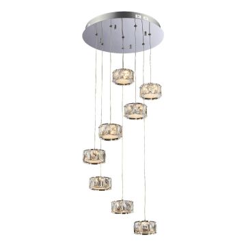 Prezent KNOX 62415 Závesná lampa 8x5W/LED 2898lm IP20