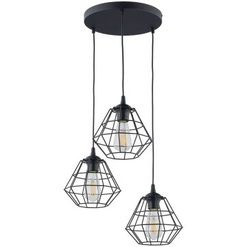 TK Lighting DIAMOND 6204 Závesná lampa 3x15W/E27