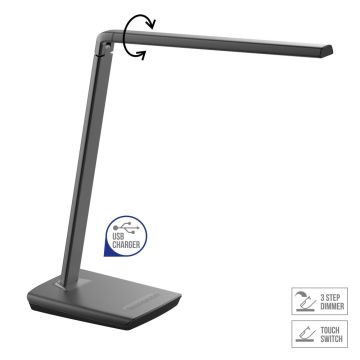 Prezent AUMERA 63117 Stolná lampa na stôl 1x8W/LED IP20