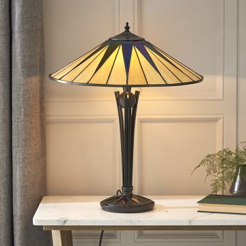 Endon DARK STAR 64045 Stolná lampa 2x60W/E27 IP20
