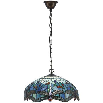 Endon DRAGONFLY BLUE 64080 Závesná lampa 3x60W/E27 IP20