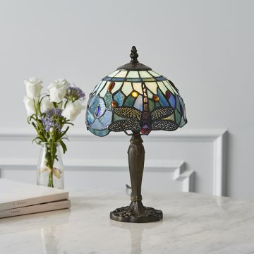 Endon DRAGONFLY BLUE 64088 Stolná lampa 1x40W/E14 IP20