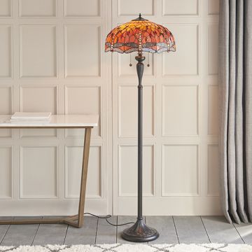 Endon DRAGONFLY FLAME 64070 Stojanová lampa 2x60W/E27 IP20