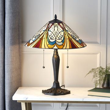 Endon HECTOR 64163 Stolná lampa 2x60W/E27 IP20