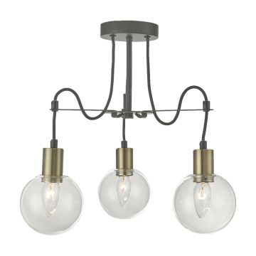 Prezent ABRAZO 64402 Stropná lampa 3x40W/E14 IP20